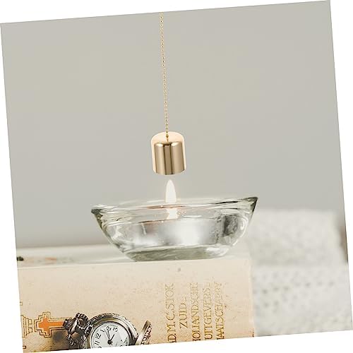 Zerodeko Candle Snuffer Set 2pcs Brass Lampsafe Extinguisher Cap