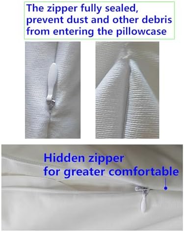 MOONVAN Waterproof Pillow Protector with Zipper