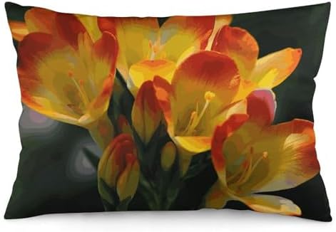 Freesia Pillowcase with Zipper - 30x20 Inches