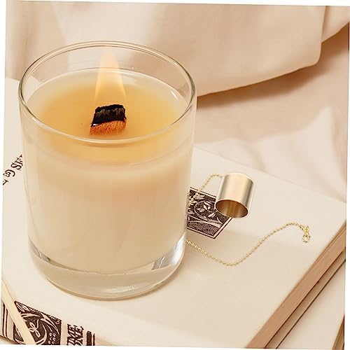 Zerodeko Candle Snuffer Set 2pcs Brass Lampsafe Extinguisher Cap
