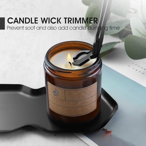 3-in-1 Candle Accessory Set Black Stainless Steel