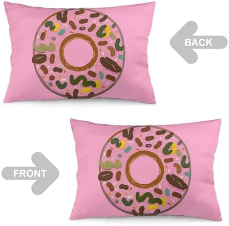 NWGHM Donut Pillowcase with Zipper and Cooling Fabric