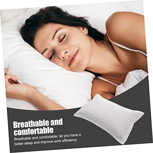 HEALLILY 2Pcs Grey Pillowcases for Comfort and Protection