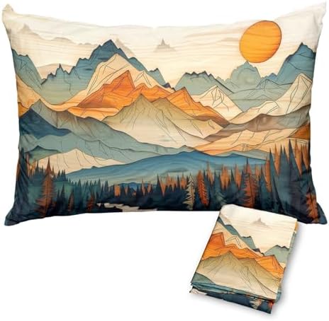 Landscape Pillow Protectors with Zipper Set of 2