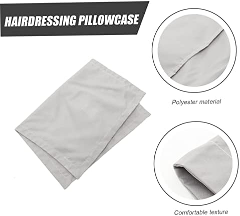 2pcs Solid Gray Microfiber Pillow Cases with Zippered Design