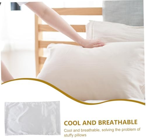 Cooling Pillowcase Imitation Silk Cover for Standard Pillows