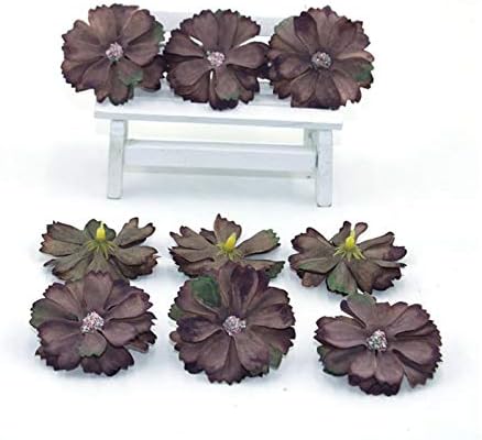 HANRUO 50 Pieces Daisy Flower Head Artificial Decorations