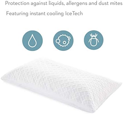 MALOUF Sleep Tech Pillow Protectors Set - King Size