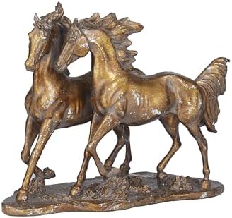 Deco 79 Bronze Horse Sculpture Home Decor Statue