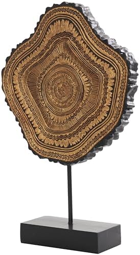 Deco 79 Resin Tribal Statue with Black Stand