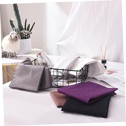 Amosfun 2-Pack Dark Grey Pure Cotton Pillowcases