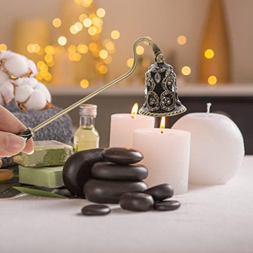 ARTIBETTER Candle Snuffer Flame Extinguisher Bell Metal