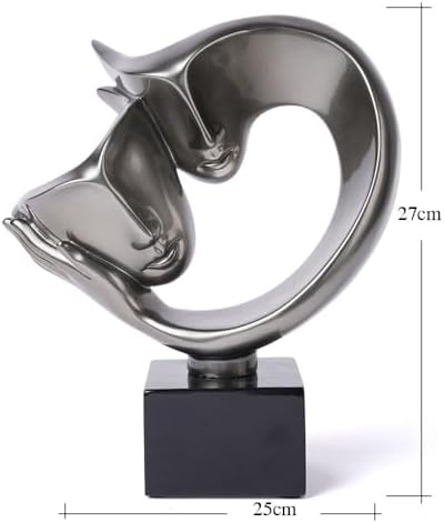 Abstract Lover Sculpture - Modern Arts Figurine 106 Inch
