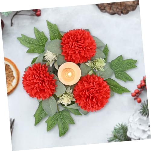 MAGICLULU Candle Ring Wreath for Wedding and Home Decor