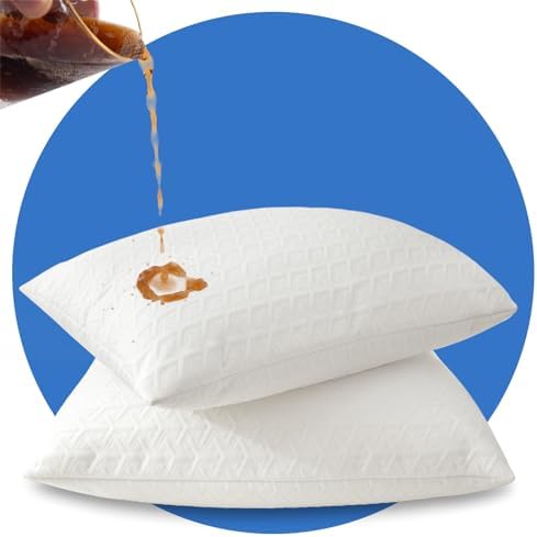 IMBLOO 3D Air Fabric Pillow Protectors Set of 2