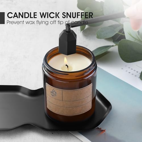 3-in-1 Candle Accessory Set Black Stainless Steel