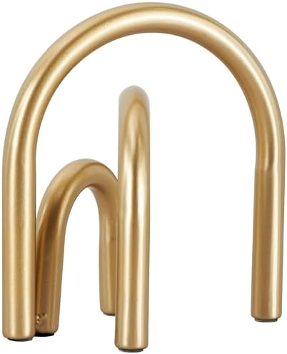 Deco 79 Gold Metal Geometric Arch Sculpture Home Decor Statue