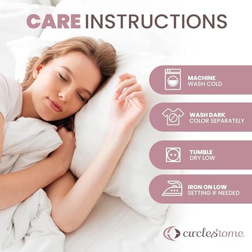 CirclesHome Pillow Protectors Single Pack 18 x 13