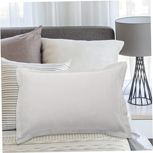 Luxshiny Upgrade Solid Grey Pillowcase Set 2 Pieces 1