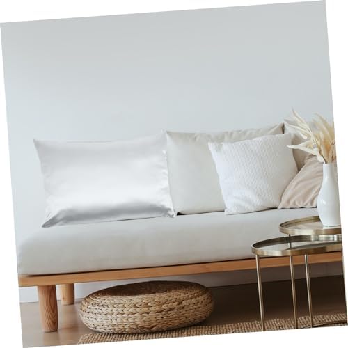 JEWEDECO 2PCS Cooling Polyester Pillowcases with Zipper