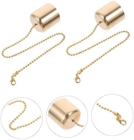 Zerodeko Candle Snuffer Set 2pcs Brass Lampsafe Extinguisher Cap
