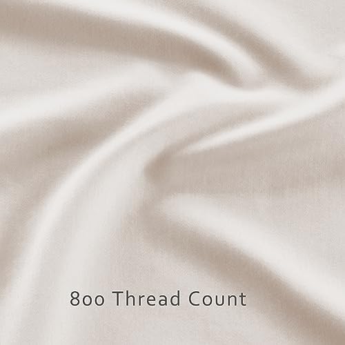 Zaizaihome 800 Thread Count Egyptian Cotton Pillow Cases Set of 2
