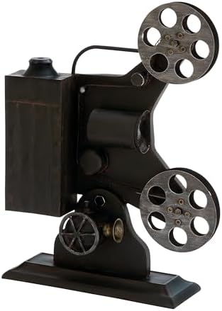 Deco 79 Vintage Camera Sculpture Black 14x4x19
