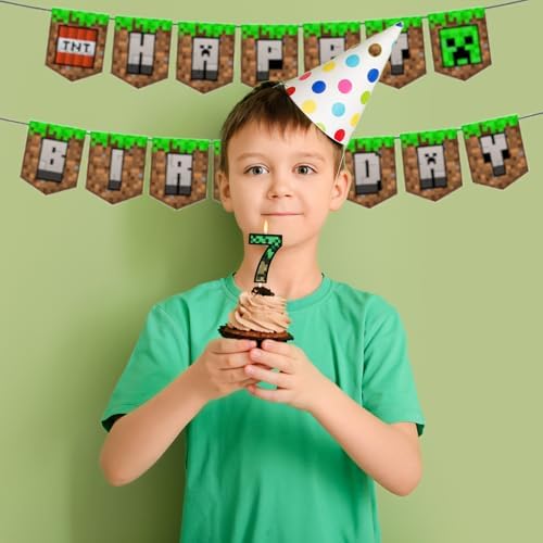 OGnomiFX 7th Pixel Miner Birthday Candle