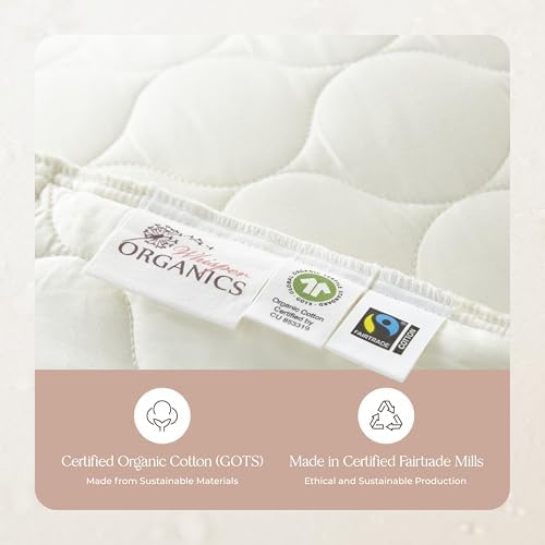 Organic Cotton Pillow Protector 2 Pack - King Size