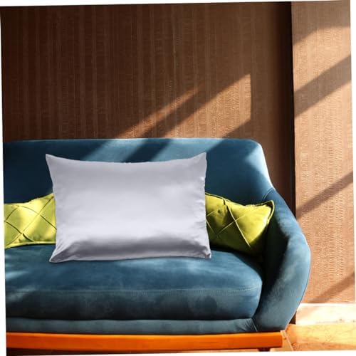 Ice Silk Pillowcase 1 Pair Cooling Zipper Pillow Covers