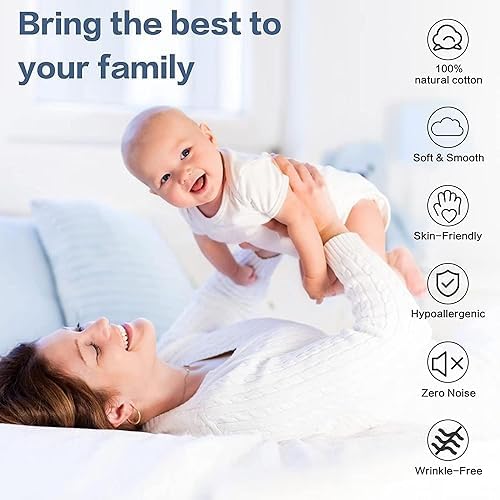 EASYCOT 800TC King Pillow Cases Set of 2