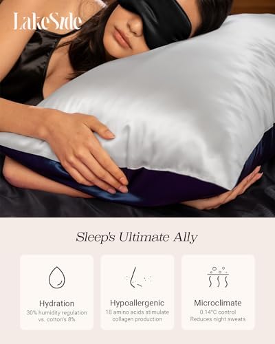 Oriental Lakeside 22 Momme Mulberry Silk Pillowcase - Envelope Closure