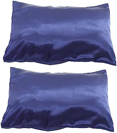 GLEAVI 2Pcs Silk Pillowcase Set for Bedding Comfort