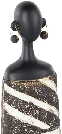 Deco 79 African Woman Resin Sculpture Set of 3