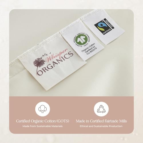 Whisper Organics Pillow Protector 2 Pack Queen Size