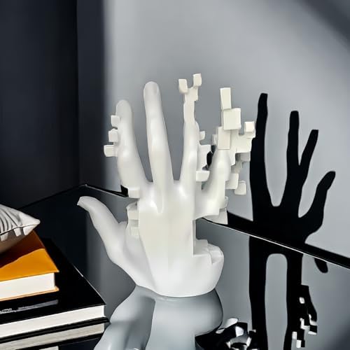 Coanwo Modern Mosaic Hand Sculpture Table Decor