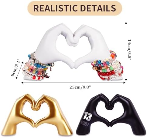 Kityemo Love Finger Statue Modern White Decor