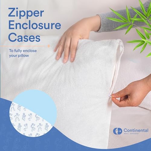 Continental Bedding Bamboo Viscose Pillow Protector