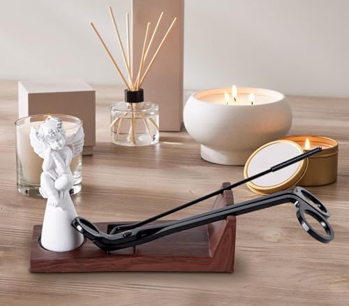 dgudgu Candle Care Kit with Snuffer Trimmer Dipper Storage Tray