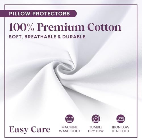 CirclesHome Pillow Protectors Single Pack 18 x 13