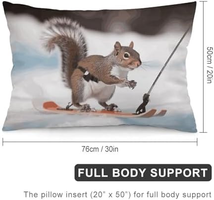 NWGHM Pillow Case 30x20 Inches Breathable Cooling Throw Pillow Cover with Zipper