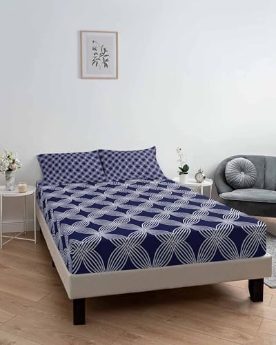 Chees D Zone Queen Fitted Sheet Deep Pocket Set with Elastic