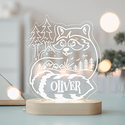 Personalized Acrylic Night Light for Kids