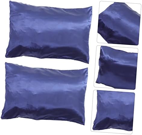 GLEAVI 2Pcs Silk Pillowcase Set for Bedding Comfort