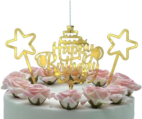 Spark Magic Happy Birthday Cake Topper Candle