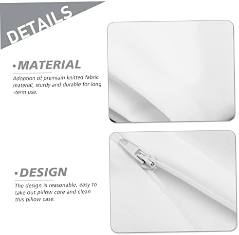 GLEAVI 2Pcs Washable Pillow Covers with Zipper Closure 1