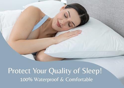 Pillowtex Waterproof Pillow Protector - Queen 2 Pack