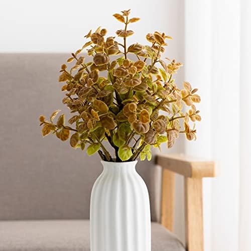 2 Pcs 7 Inch Fake Eucalyptus Stems for Decor
