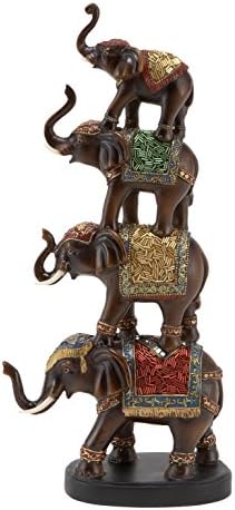 Deco 79 Polystone Elephant Statue Home Decor