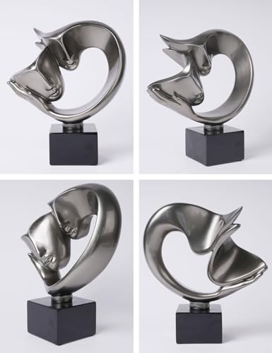 Abstract Lover Sculpture - Modern Arts Figurine 106 Inch